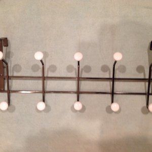 Over The Door Rack 5 Double Hooks